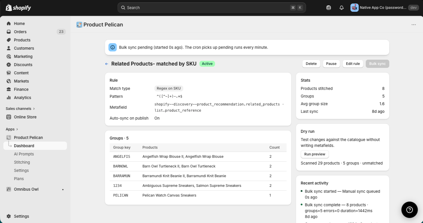Automate product relationships with AI